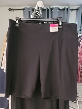 Flirtitude Black Active High-Rise Bike Shorts